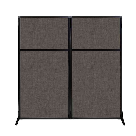 Versare Work Station Screen 66" x 70" Mocha Fabric 1812445